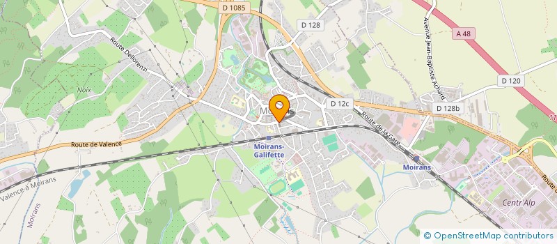 localisation de l'entreprise COMITE D EDUCATION POPULAIRE à MOIRANS