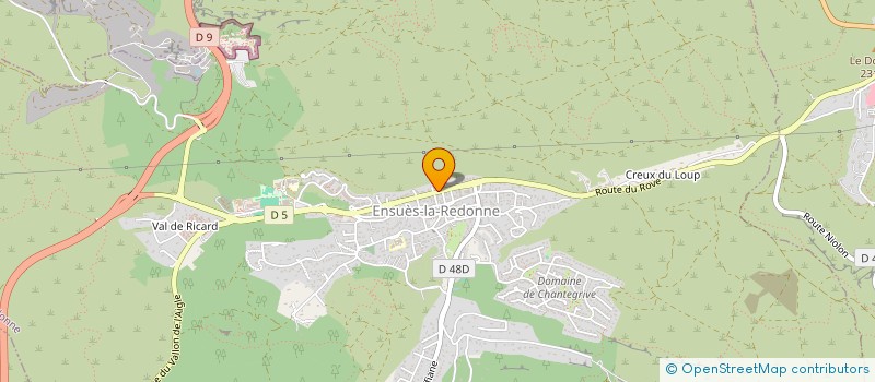 localisation de l'entreprise COMITE D ENSUES LA REDONNE DU SECOURS POPULAIRE FRANCAIS  ENSUES-LA-REDONNE