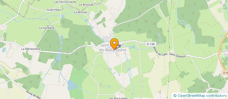 localisation de l'entreprise COMITE D'ENTENTE COMMUNALE à BAUGE-EN-ANJOU