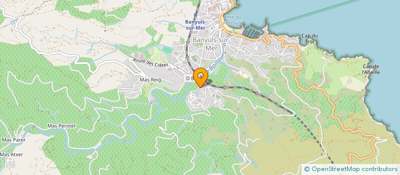 localisation de l'entreprise COMITE D'ENTENTE DES ANCIENS COMBATTANTS  BANYULS-SUR-MER