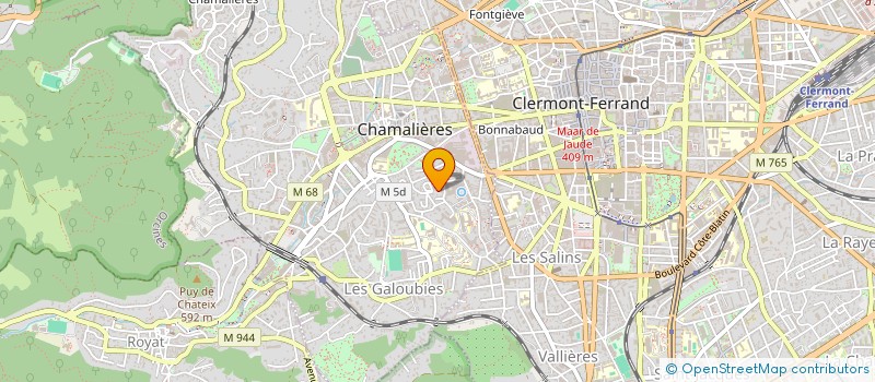 localisation de l'entreprise COMITE D'ENTENTE DES ANCIENS COMBATTANTS ET AMI(E)S DE LA RESISTANCE DE CHAMALIERES ET ALENTOURS à CHAMALIERES