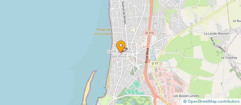 localisation de l'entreprise COMITE D'ENTENTE DES ANCIENS COMBATTANTS ET PATRIOTIQUES - DE ST BREVIN LES PINS à SAINT-BREVIN-LES-PINS