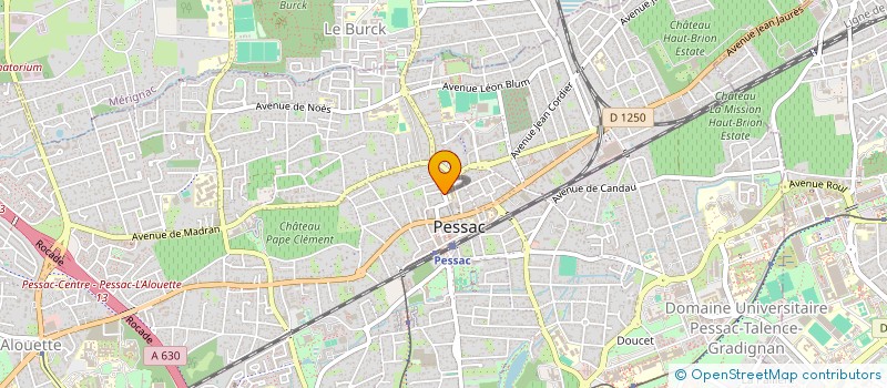 localisation de l'entreprise COMITE D'ENTENTE DES ANCIENS COMBATTANTS ET VICTIMES DE GUERRE DE PESSAC à PESSAC