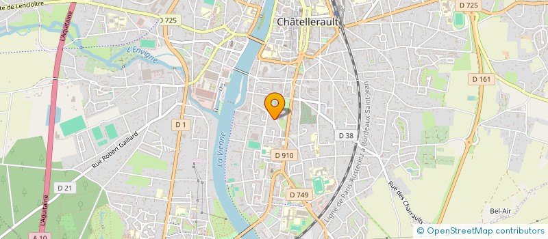 localisation de l'entreprise COMITE D ENTENTE DES ASSOCIATIONS D ANCIENS COMBATTANTS ET VICTIMES DE GUERRE DE CHATELLERAULT à CHATELLERAULT