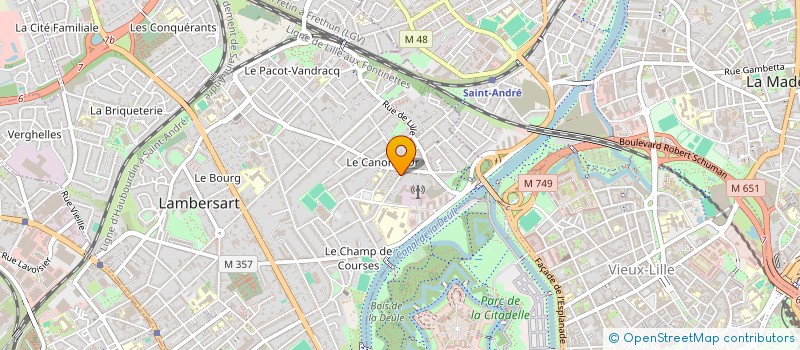 localisation de l'entreprise COMITE D'ENTENTE DES ASSOCIATIONS PATRIOTIQUES DE LAMBERSART à LAMBERSART