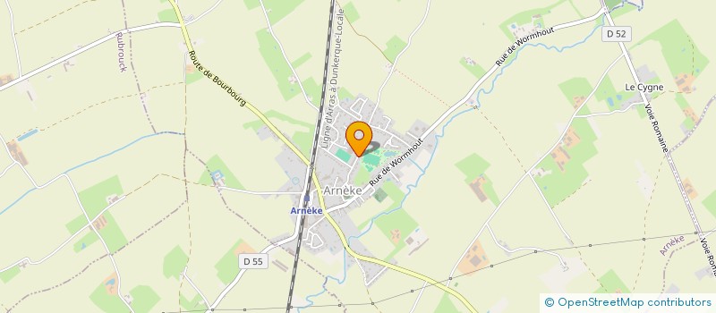 localisation de l'entreprise COMITE D ENTENTE SPORTS ET LOISIRS D ARNEKE  ARNEKE