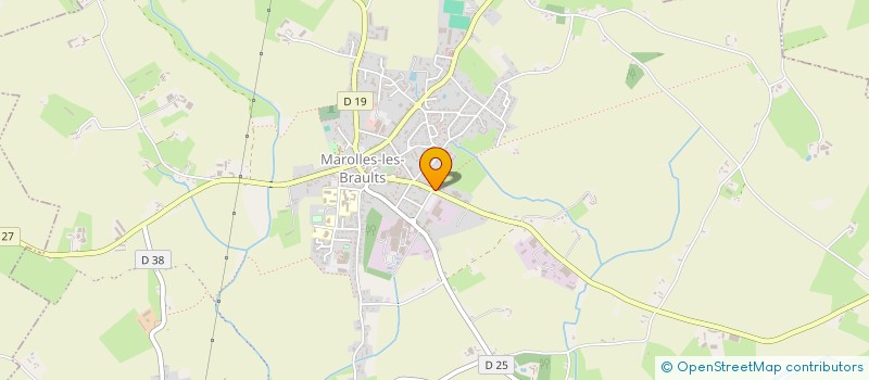 localisation de l'entreprise COMITE D ENTEPRISE SOMACO  MAROLLES-LES-BRAULTS