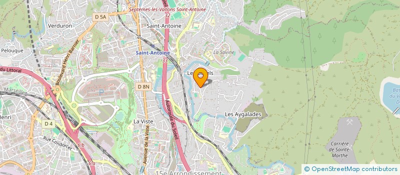 localisation de l'entreprise COMITE D'ENTR ATELIERS CHANT MLLE PCE à MARSEILLE