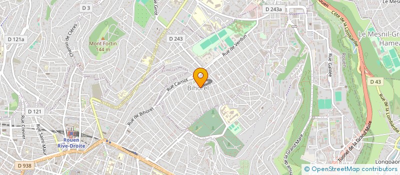 localisation de l'entreprise COMITE D'ENTRAIDE à BIHOREL