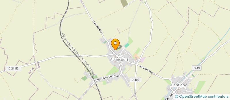 localisation de l'entreprise COMITE D'ENTRAIDE  ABANCOURT