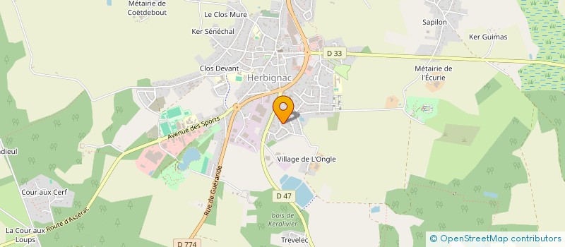 localisation de l'entreprise COMITE D ENTRAIDE à LA CHAPELLE-DES-MARAIS