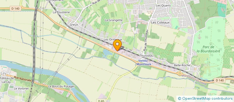 localisation de l'entreprise COMITE D'ENTRAIDE DES PERSONNES LES PLUS DEMUNIES DE MONTLOUIS SUR LOIRE  MONTLOUIS-SUR-LOIRE