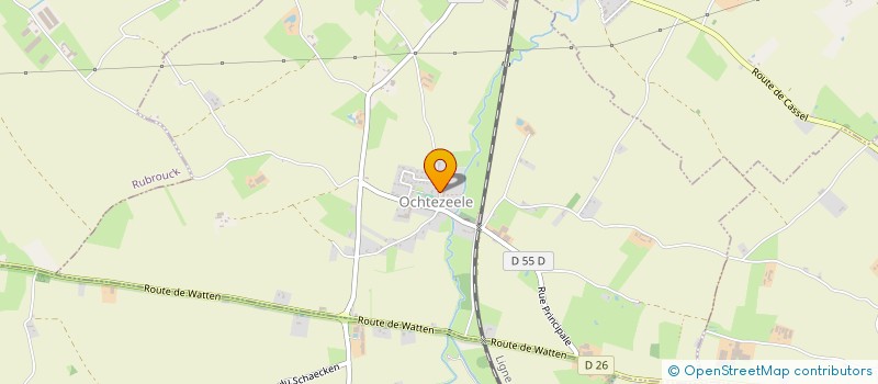 localisation de l'entreprise COMITE D'ENTRAIDE ET DE FRATERNITE DES AINES  OCHTEZEELE