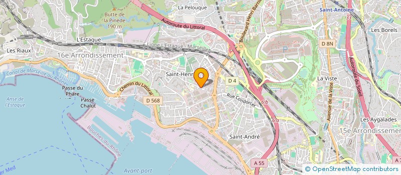 localisation de l'entreprise COMITE D'ENTRAIDE ET SOLIDARITE MARSEILLE NORD (CESMN) à MARSEILLE