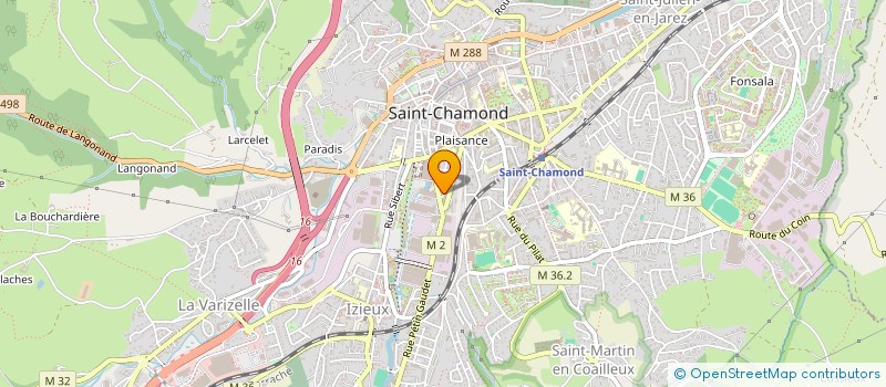 localisation de l'entreprise COMITE D'ENTRAIDE: LE PANIER COURAMIAUD à SAINT-CHAMOND