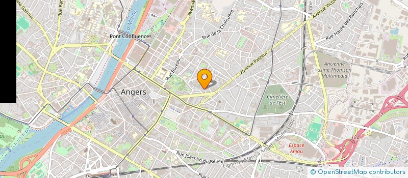 localisation de l'entreprise COMITE D ENTRAIDE ST MICHEL à ANGERS