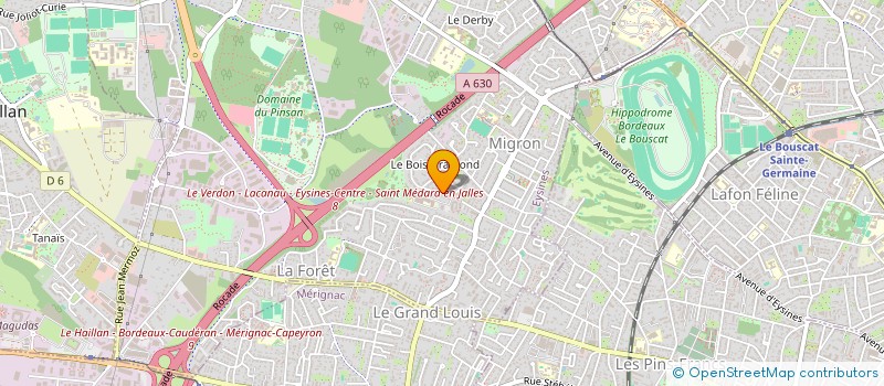 localisation de l'entreprise COMITE D'ENTREPRISE ADGESSA à EYSINES