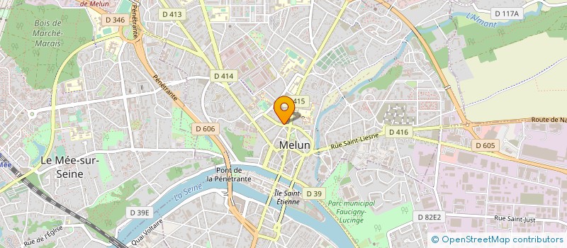 localisation de l'entreprise COMITE D ENTREPRISE ADSEA à MELUN