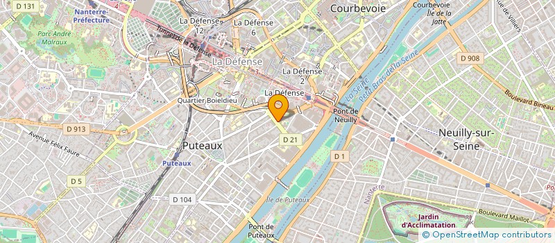 localisation de l'entreprise COMITE D ENTREPRISE ALLIANZ FRANCE  PUTEAUX