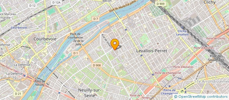 localisation de l'entreprise COMITE D'ENTREPRISE ALTRAN TI à LEVALLOIS-PERRET