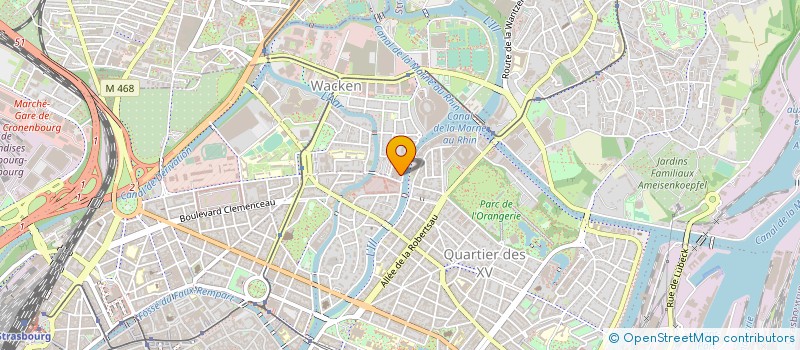 localisation de l'entreprise COMITE D'ENTREPRISE ARTE GEIE à STRASBOURG