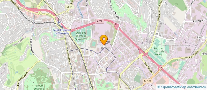 localisation de l'entreprise COMITE D'ENTREPRISE ASCOMETAL à SAINT-ETIENNE