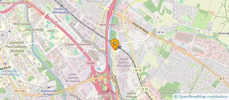 localisation de l'entreprise COMITE D'ENTREPRISE ASS. RESO à TOULOUSE
