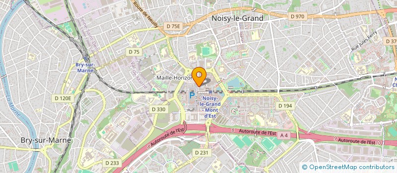 localisation de l'entreprise COMITE D'ENTREPRISE AT&T GNS FRANCE  NOISY-LE-GRAND