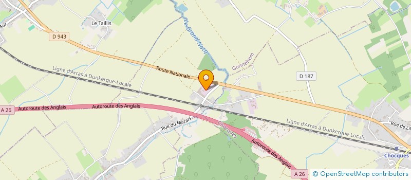 localisation de l'entreprise COMITE D ENTREPRISE AUCHELAINE à ALLOUAGNE