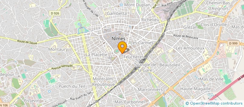 localisation de l'entreprise COMITE D'ENTREPRISE BANQUE DE FRANCE L R  NIMES