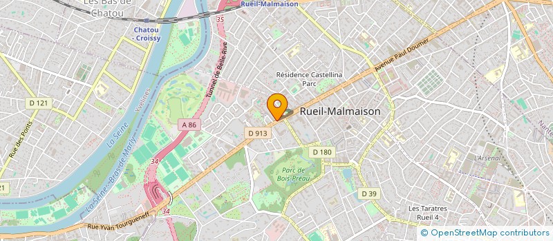 localisation de l'entreprise COMITE D ENTREPRISE BEICIP à RUEIL-MALMAISON