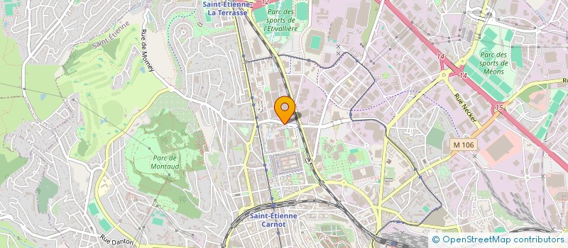 localisation de l'entreprise COMITE D ENTREPRISE BERTHIEZ ST ETIENNE  SAINT-ETIENNE