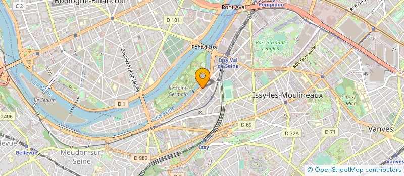 localisation de l'entreprise COMITE D'ENTREPRISE BNP REAL ESTATE à ISSY-LES-MOULINEAUX