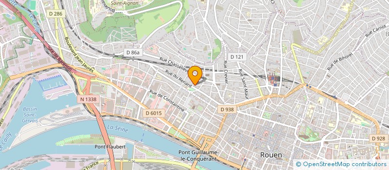 localisation de l'entreprise COMITE D ENTREPRISE CAF SEINE MARITIME à ROUEN