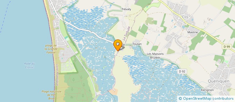 localisation de l'entreprise COMITE D'ENTREPRISE CFR DE PEN BRON  LA TURBALLE