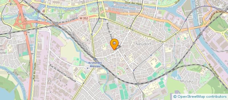 localisation de l'entreprise COMITE D'ENTREPRISE CLINIQUE STE ODILE à STRASBOURG