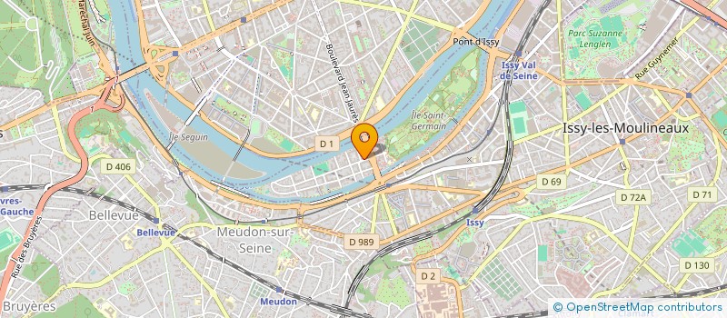 localisation de l'entreprise COMITE D ENTREPRISE COMMUN AMADEUS FRANCE à ISSY-LES-MOULINEAUX