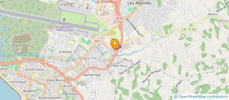 localisation de l'entreprise COMITE D'ENTREPRISE CONFORAMA à LES ABYMES