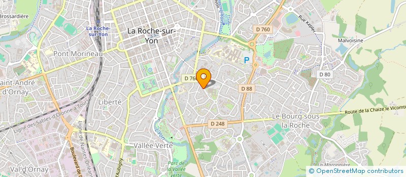 localisation de l'entreprise COMITE D'ENTREPRISE CPAM à LA ROCHE-SUR-YON
