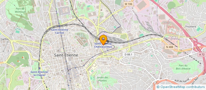 localisation de l'entreprise COMITE D' ENTREPRISE CPAM DE LA LOIRE à SAINT-ETIENNE
