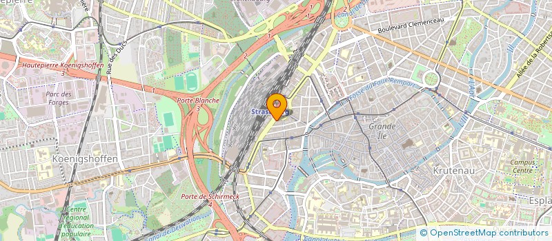 localisation de l'entreprise COMITE D ENTREPRISE CRCAM à STRASBOURG