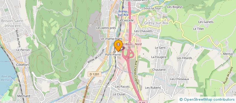 localisation de l'entreprise COMITE D'ENTREPRISE D'ALPHACARD à GRESY-SUR-AIX
