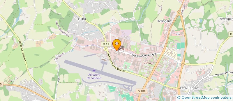 localisation de l'entreprise COMITE D ENTREPRISE D EMERAUDE ID à LANNION
