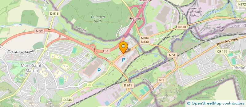 localisation de l'entreprise COMITE D'ENTREPRISE DAEWOO ORION  MONT-SAINT-MARTIN