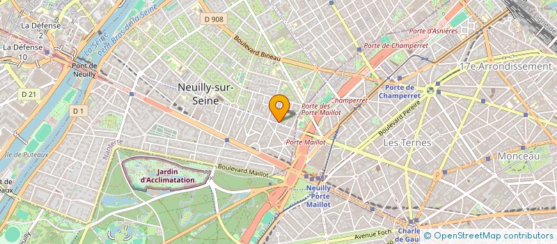 localisation de l'entreprise COMITE D ENTREPRISE DE L ASS NOTRE DAME à NEUILLY-SUR-SEINE