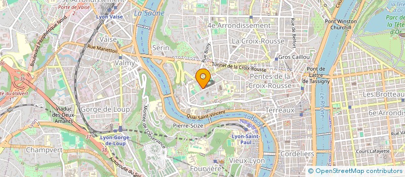 localisation de l'entreprise COMITE D ENTREPRISE DE L ASSOCIATION LA PIERRE ANGULAIRE à LYON