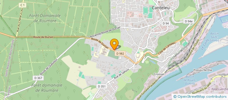 localisation de l'entreprise COMITE D'ENTREPRISE DE L'INSTITUT DU DEVELOPPEMENT SOCIAL  CANTELEU