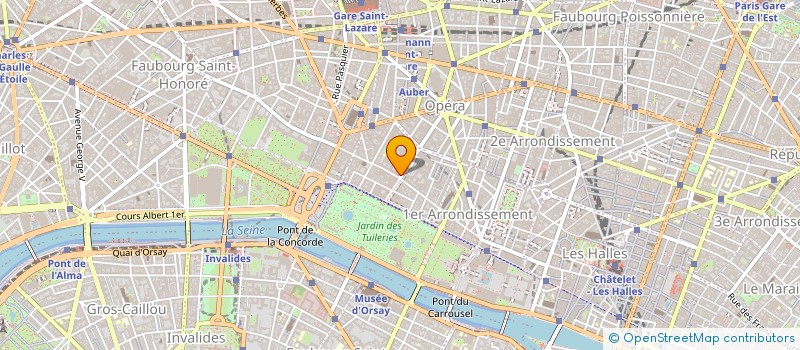 localisation de l'entreprise COMITE D'ENTREPRISE DE L'UHP à PARIS