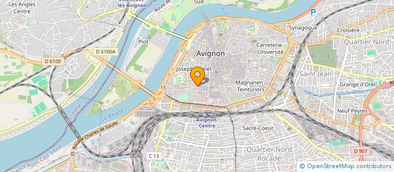 localisation de l'entreprise COMITE D ENTREPRISE DE LA CAF DE VAUCLUSE à AVIGNON