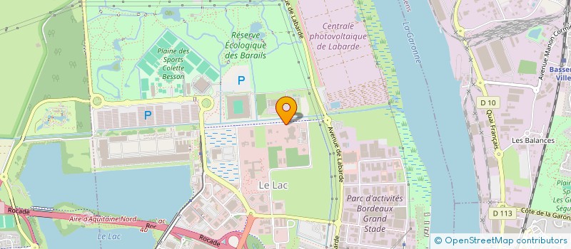 localisation de l'entreprise COMITE D ENTREPRISE DE LA CARSAT  BORDEAUX